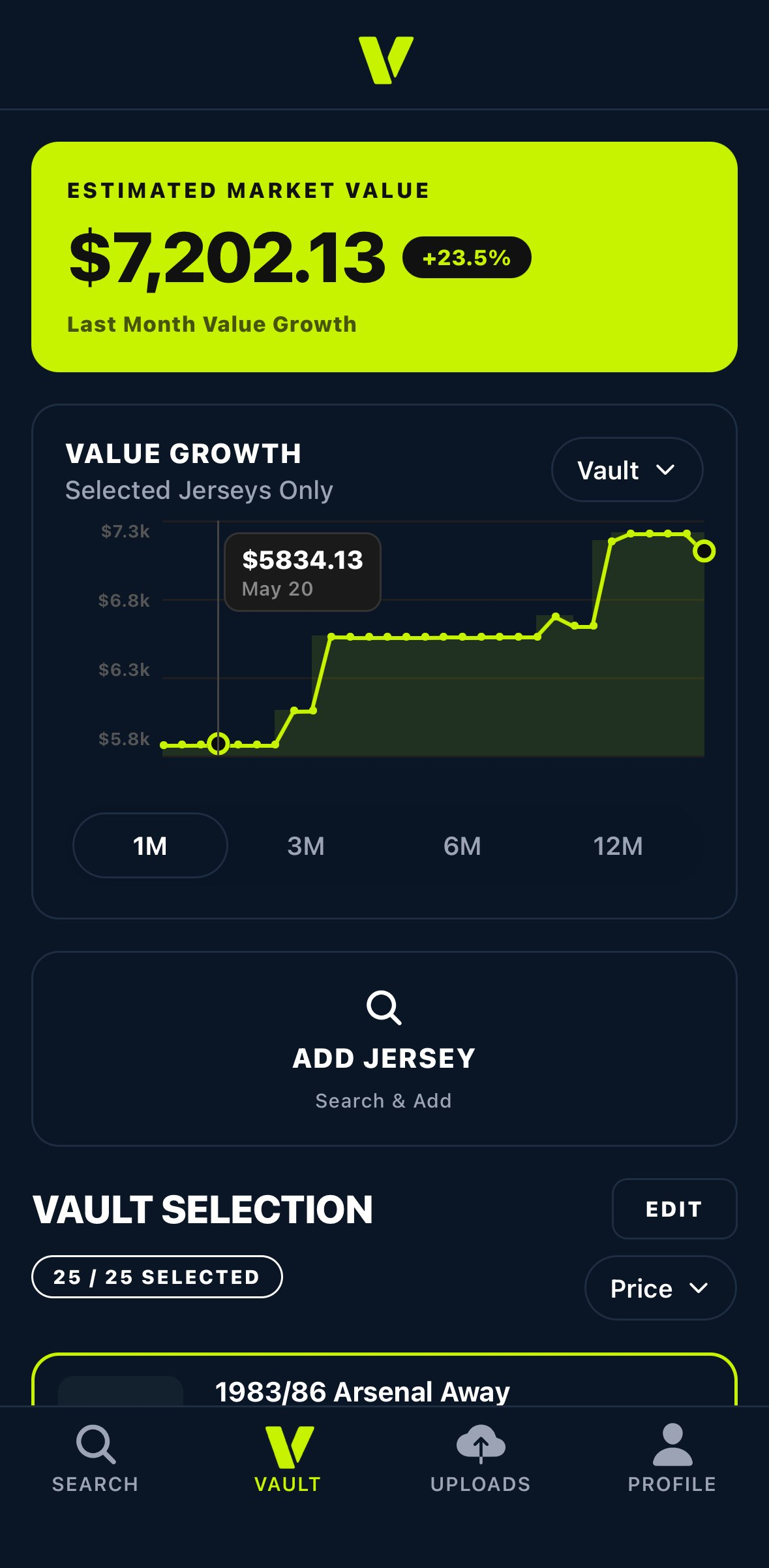 Track your collection value